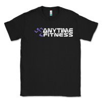 Black Anytimes Fitness Classic Tee - longCreatives