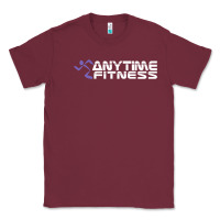 Burgundy Anytimes Fitness Classic Tee - longCreatives
