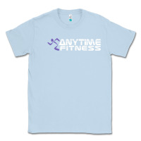Dusty Blue Anytimes Fitness Classic Tee - longCreatives