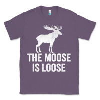 Lavender The Moose Is Loose Alaska Moose Classic Tee - longCreatives