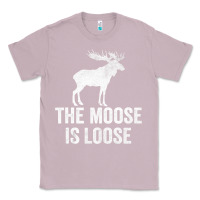 Lilac The Moose Is Loose Alaska Moose Classic Tee - longCreatives