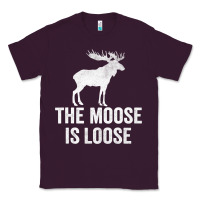 Plum The Moose Is Loose Alaska Moose Classic Tee - longCreatives