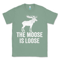 Sage The Moose Is Loose Alaska Moose Classic Tee - longCreatives