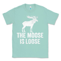 Seafoam The Moose Is Loose Alaska Moose Classic Tee - longCreatives