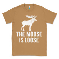 Toasted Coconut The Moose Is Loose Alaska Moose Classic Tee - longCreatives
