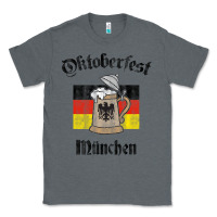 Charcoal Heather Oktoberfest München German Flag Beer Stein Classic Tee - longCreatives