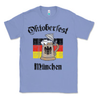 Colony Blue Oktoberfest München German Flag Beer Stein Classic Tee - longCreatives