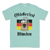 Seafoam Oktoberfest München German Flag Beer Stein Classic Tee - longCreatives