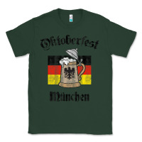 Sports Green Oktoberfest München German Flag Beer Stein Classic Tee - longCreatives