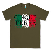 Army Green cinque terre italy travel distressed t shirt Classic Tee - longCreatives