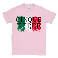 Bubblegum Pink cinque terre italy travel distressed t shirt Classic Tee - longCreatives