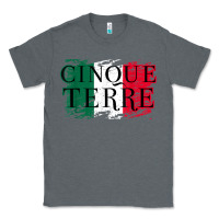 Charcoal Heather cinque terre italy travel distressed t shirt Classic Tee - longCreatives