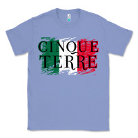 Colony Blue cinque terre italy travel distressed t shirt Classic Tee - longCreatives