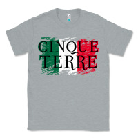 Heather Grey cinque terre italy travel distressed t shirt Classic Tee - longCreatives
