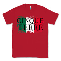Red cinque terre italy travel distressed t shirt Classic Tee - longCreatives