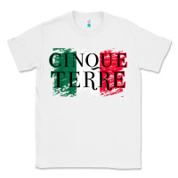 White cinque terre italy travel distressed t shirt Classic Tee - longCreatives