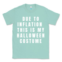Seafoam due to inflation, this is my halloween costume pullover Classic Tee - longCreatives