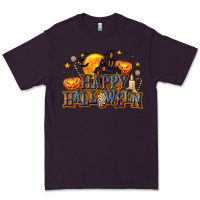 Plum Happy Halloween Premium Tee - texasbilliewilder