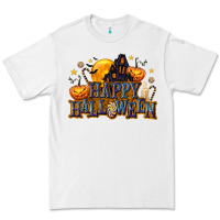 White Happy Halloween Premium Tee - texasbilliewilder