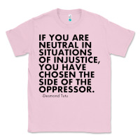 Bubblegum Pink human rights quote protest political Classic Tee - longCreatives