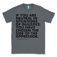 Charcoal Heather human rights quote protest political Classic Tee - longCreatives
