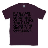 Plum human rights quote protest political Classic Tee - longCreatives