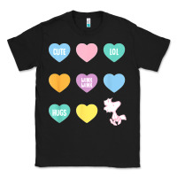 Black peanuts valentine candy heart Classic Tee - longCreatives