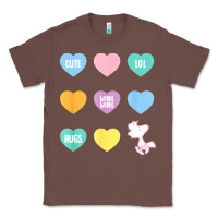 Chestnut peanuts valentine candy heart Classic Tee - longCreatives