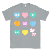 Heather Grey peanuts valentine candy heart Classic Tee - longCreatives