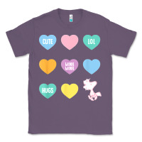 Lavender peanuts valentine candy heart Classic Tee - longCreatives