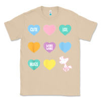 Mushroom peanuts valentine candy heart Classic Tee - longCreatives