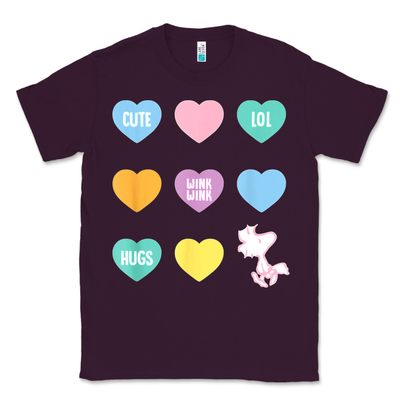 Peanuts Valentine Candy Heart Classic Tee by longCreatives | Teevron