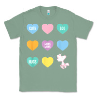 Sage peanuts valentine candy heart Classic Tee - longCreatives