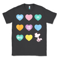 Smoke peanuts valentine candy heart Classic Tee - longCreatives