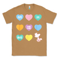 Toasted Coconut peanuts valentine candy heart Classic Tee - longCreatives