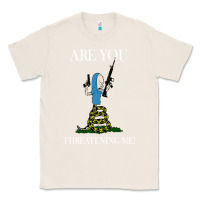 Natural Are You Threatening Me Funny Cartoon Halloween Classic Tee - longCreatives
