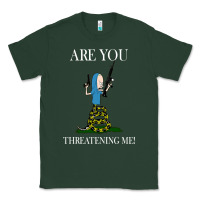 Sports Green Are You Threatening Me Funny Cartoon Halloween Classic Tee - longCreatives