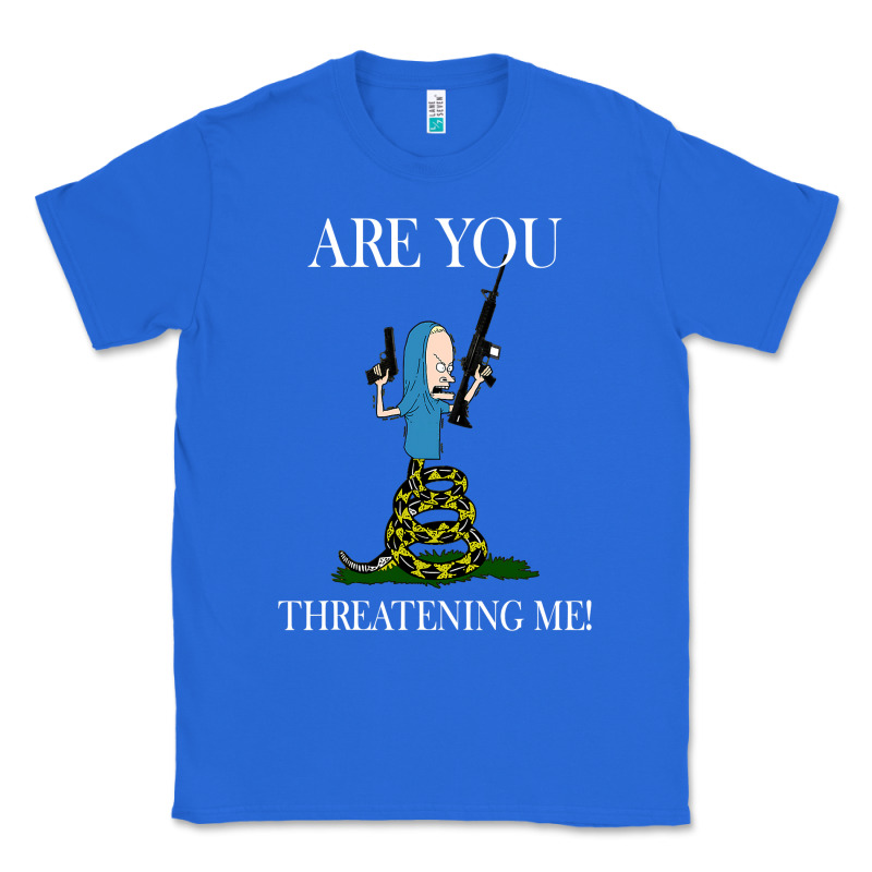 Are You Threatening Me Funny Cartoon Halloween Classic Tee by longCreatives | Teevron