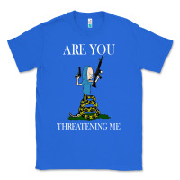 True Royal Are You Threatening Me Funny Cartoon Halloween Classic Tee - longCreatives