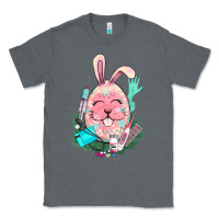 Charcoal Heather Easter egg Nurse Easter Day Classic Tee - HowdyJamesFarm