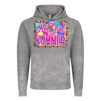 Cloud Rock Hot Girl Summer Tie Dye Leopard Vintage Hoodie - CowCowDesign