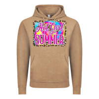 Vintage Coffee Hot Girl Summer Tie Dye Leopard Vintage Hoodie - CowCowDesign