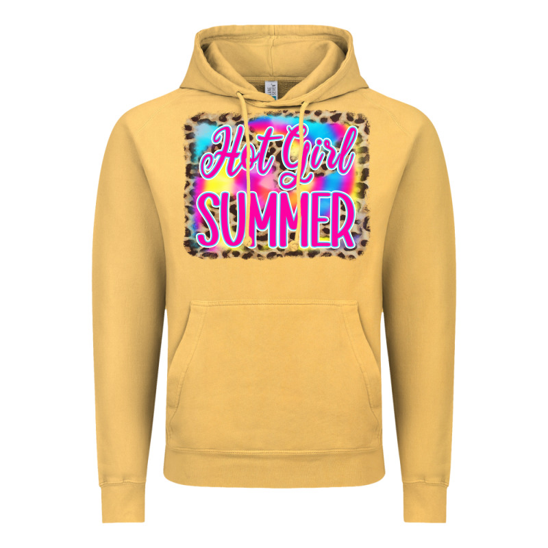Hot Girl Summer Tie Dye Leopard Vintage Hoodie by CowCowDesign | Teevron