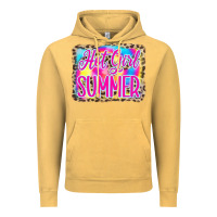 Vintage Mustard Hot Girl Summer Tie Dye Leopard Vintage Hoodie - CowCowDesign