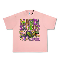 Salmon Mardi Saurus Rex Urban Heavy Tee - HowdyJamesFarm