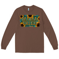 Chestnut Sunflower Serappe Turquoise Gemstone Mama Tried Long Sleeve Tee - Jasminsmagicworld