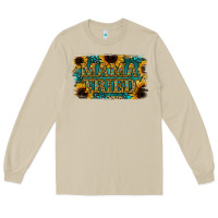 Mushroom Sunflower Serappe Turquoise Gemstone Mama Tried Long Sleeve Tee - Jasminsmagicworld