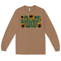Toasted Coconut Sunflower Serappe Turquoise Gemstone Mama Tried Long Sleeve Tee - Jasminsmagicworld