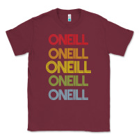 Burgundy Oneill Name Classic Tee - longCreatives