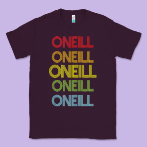 Oneill Name Classic Tee Designed By Longcreatives